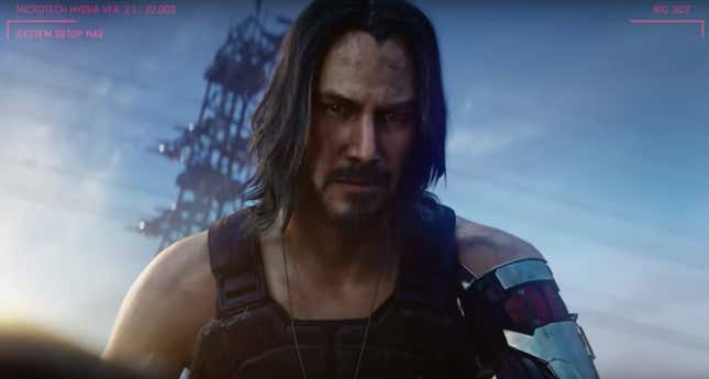 Image for article titled The Internet Reacts To Keanu Reeves In Cyberpunk 2077