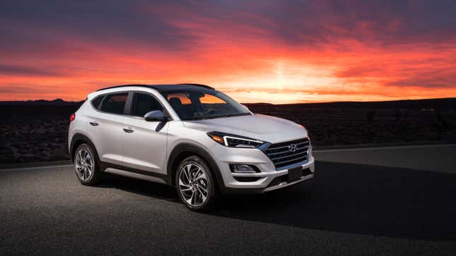 The 2020 Hyundai Tuscon.