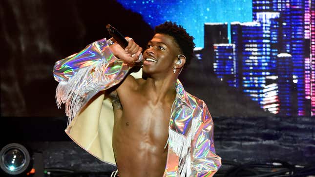 Lil Nas X performs on stage during Internet Live By BuzzFeed on July 25, 2019 in New York City.