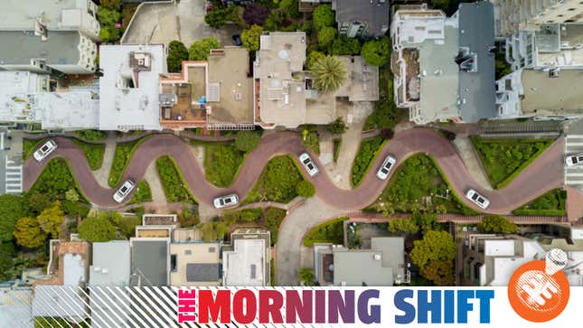 Driverless tech startup Zoox (named in the FT’s reporting) demonstrates its ability to drive Lombard in SF. Is that enough?