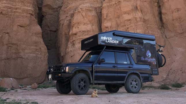 Image for article titled At $31,500, Could This Camper-Converted 2004 Land Rover Discovery II Help You Discover Your True Nature?