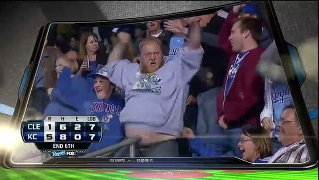 Hail This Royals Fan, Who Freed His Enormous Gut For The World To See