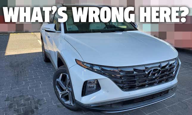 Image for article titled Can You Spot What&#39;s Wrong With This Brand New Hyundai Tucson?