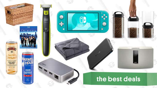 Image for article titled Monday&#39;s Best Deals: Nintendo Switch Lite, Weighted Blankets, Friends Blu-ray, and More