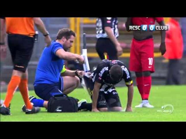 Soccer Player's Butt Healed By Magic Spray