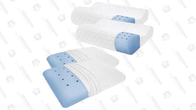 2-Pack Memory Foam Pillows with iCOOL Technology | $29 | Side Deal