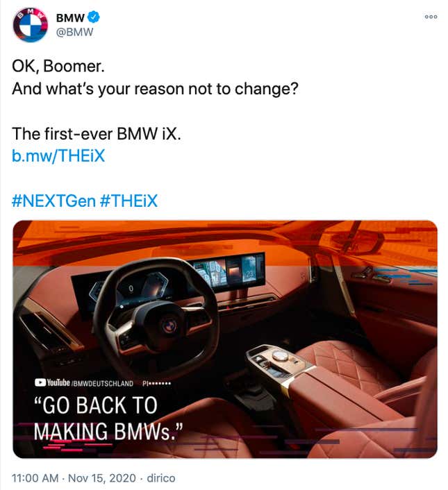 Image for article titled BMW Launches Bizarre Marketing Campaign To Defend Its Ugly Car