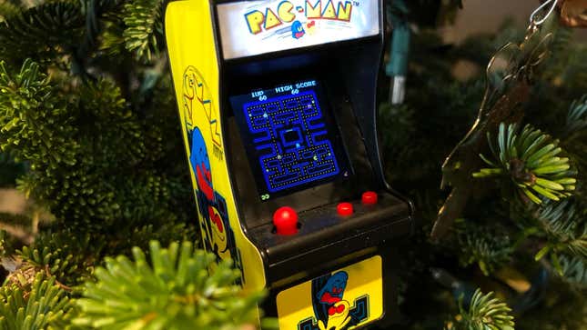 Tiny Arcade Ms. Pac-Man Miniature Arcade Game | $10 | Amazon