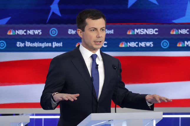 Image for article titled Pete Buttigieg Is (Also) Lying About His Age