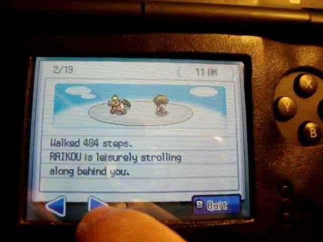 Seven Years Later, <i>Pokémon</i> Player Finally Maxes Out Pokéwalker<em></em>