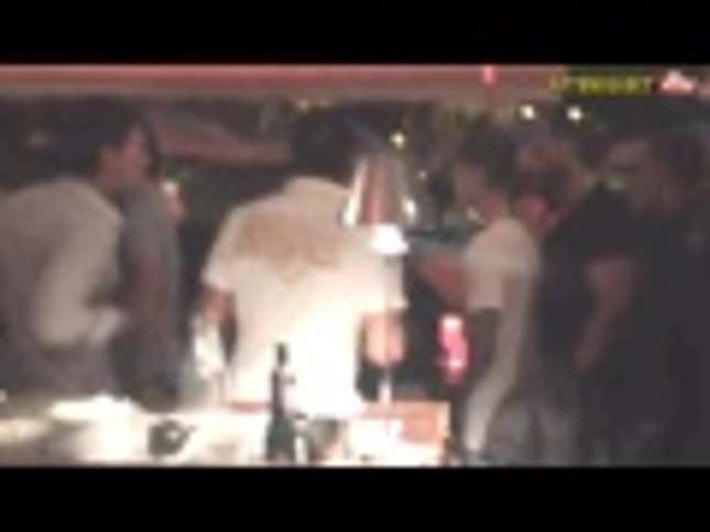 Here's Video of Orlando Bloom Trying to Punch Justin Bieber