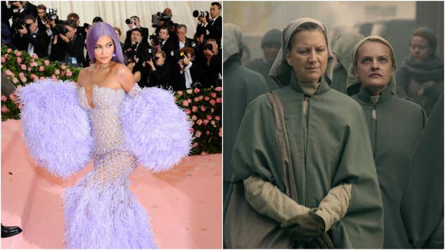 Image for article titled Kylie Jenner hosted a Handmaid's Tale-themed dinner party in a triumph of missing the point