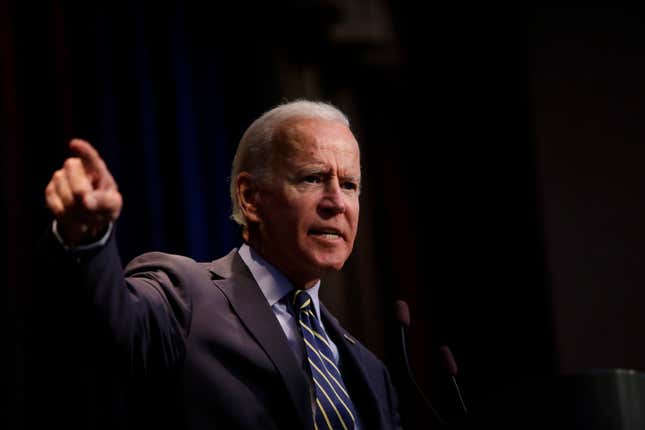 Image for article titled Boy, That Joe Sure Knows How to Pander: Joe Biden Lumps Trump in With KKK in Speech at Black Church