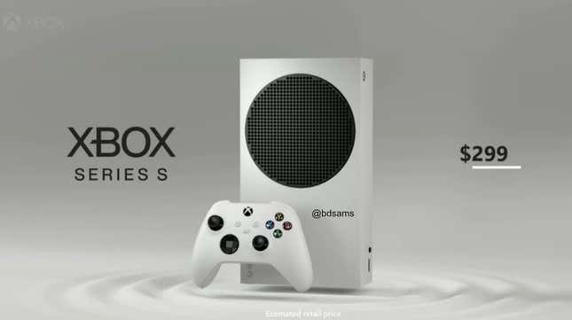Image for article titled The Microsoft Xbox Series S May Have Just Leaked—And It’ll Be Cheap [Update: It’s Real]