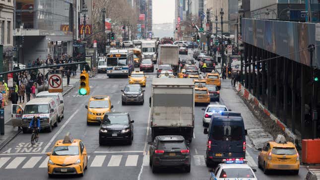 Image for article titled The Autonomous Vehicle Industry Would Turn Sidewalks Into Cages If It Could