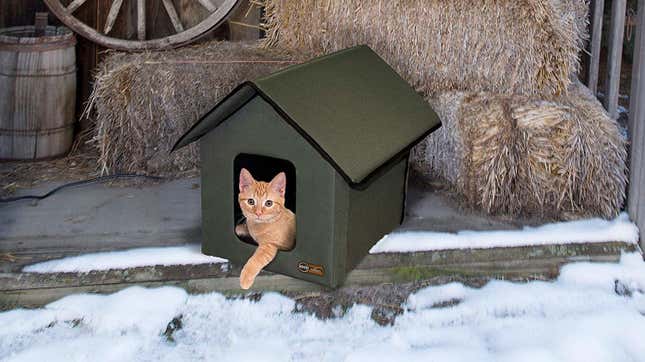 K&amp;H Pet Products Outdoor Insulated Cat House | $48 | Amazon