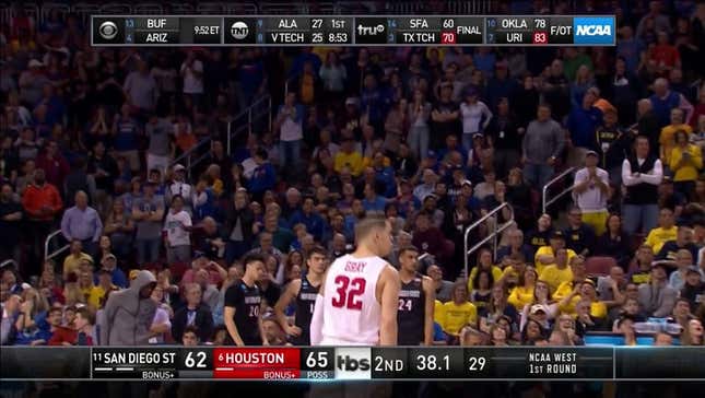 Late Rob Gray Heroics Lead Houston To First NCAA Tournament Win Since Phi Slamma Jamma<em></em>