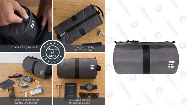 Zero Grid Travel Dopp Bag | $13 | Amazon | Promo code KINJATB1