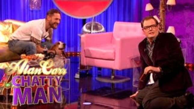 Tom Hardy Hangs Out With Some Cute Dogs