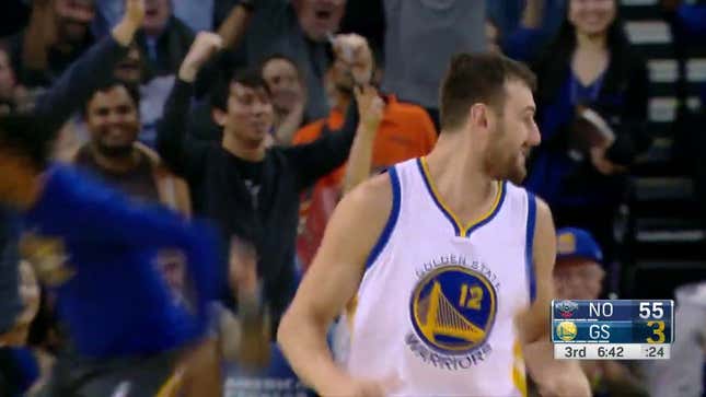 Andrew Bogut Hit His First Three-Pointer In Three Years