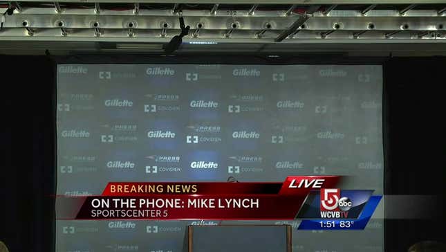 Boston TV Reporter On Bill Belichick Presser: "He Has Shorts On"