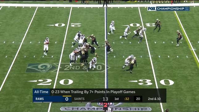 The Fan Who Keeps Whistling During Rams-Saints Is Impressively Loud