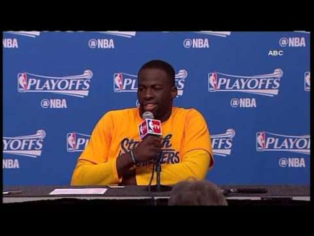 Draymond Green Blasts Reporter Who Asks Bizarre Question About Houston Floods