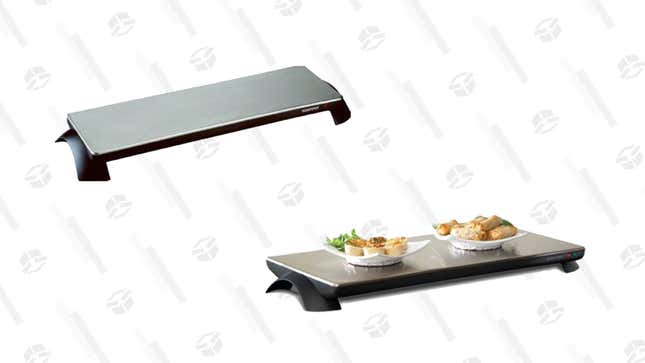 Salton Warming Tray, 3-Plate | $60 | Amazon
Salton Warming Tray, 4-Plate | $68 | Amazon