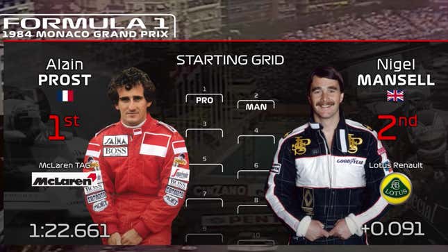 Image for article titled This Is What An Old F1 Race Would Look Like With Modern Graphics