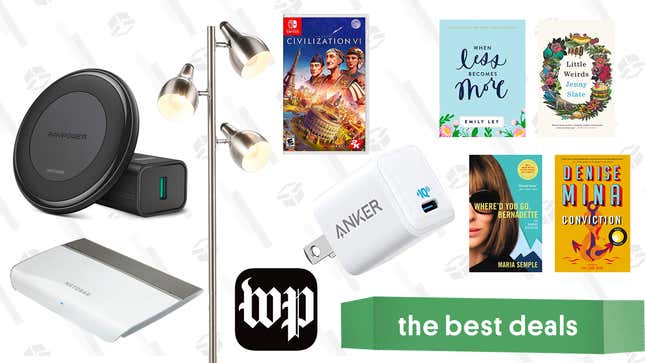 Image for article titled Sunday&#39;s Best Deals: Apple AirPods, Anker USB-C Charger, Civilization VI, Kindle Sale, and More