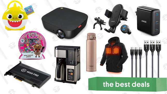 Image for article titled Tuesday&#39;s Best Deals: Anker Projector, Heated Jackets, Elgato Capture Cards, and More