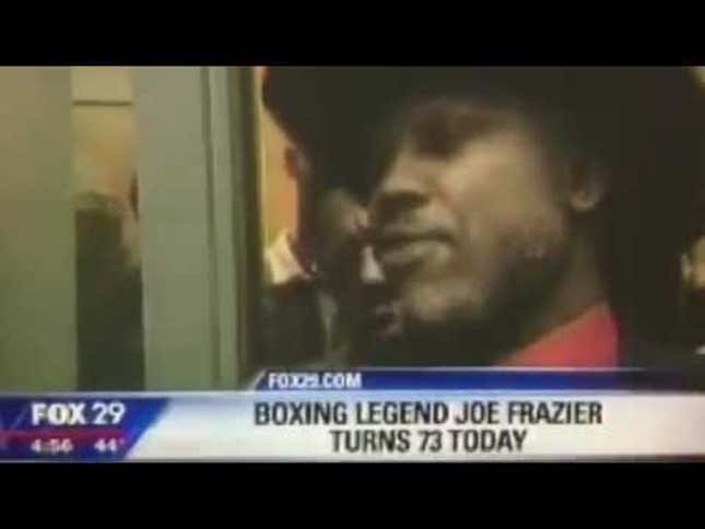 Philly News Station Forgets Joe Frazier's Been Dead For Five Years, Wishes Him A Happy Birthday