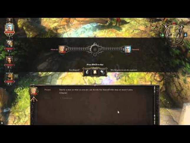 How To Always Win At Rock, Paper, Scissors in <em>Divinity: Original Sin</em>