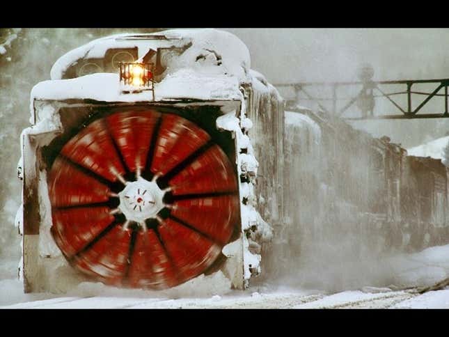 Real-Life Snowpiercer With Fearsome Rotary Blade