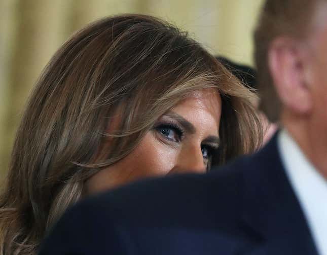 Melania knows what we all know: This nigga’s going to jail.
