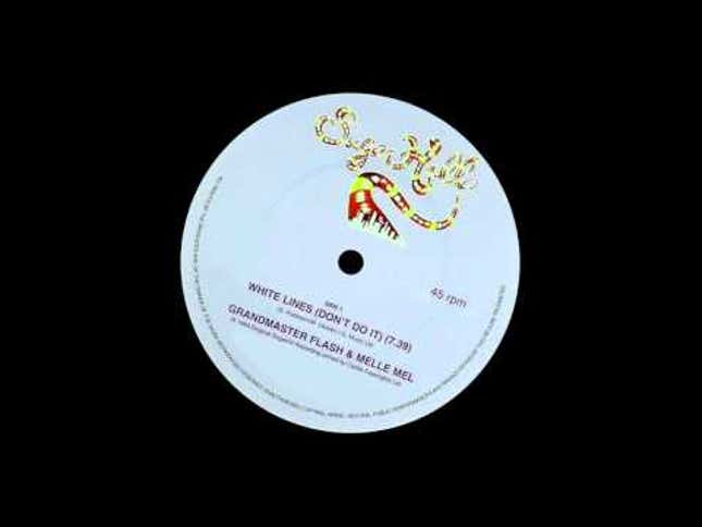 Grandmaster Flash -- 'White Lines'