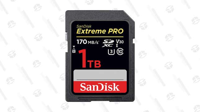 SanDisk Extreme Pro 1TB SD Card | $280| Amazon