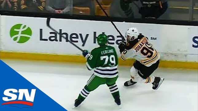 Micheal Ferland's Body Check Sent Marcus Johansson To The Hospital