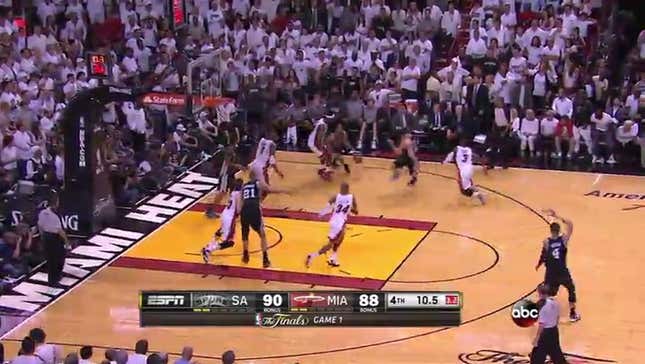 Tony Parker Lifted The Spurs Over The Heat With This Shot