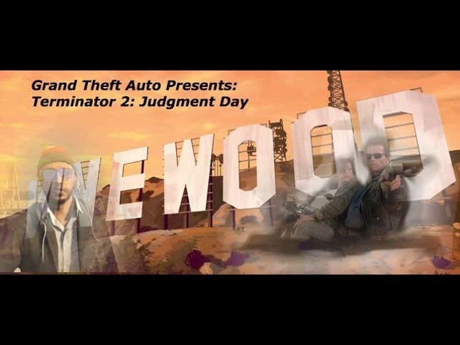 Terminator 2's Truck Chase Scene, Remade in <em>GTA V</em>