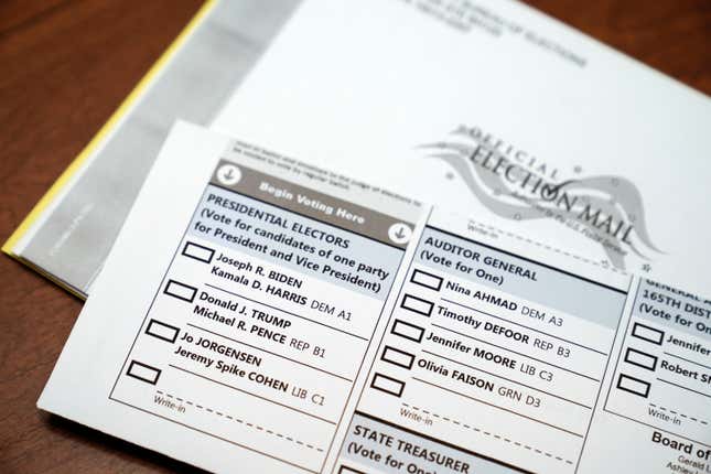 Image for article titled Voters of Color in 2 Key Swing States Are Seeing Their Mail Ballots Returned at Higher Rates Than White Voters