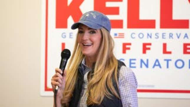 Image for article titled Kelly Loeffler Denounces Racism By Taking a Selfie With a Former KKK Leader