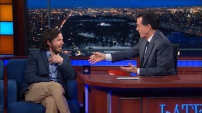 Casey Affleck Has Terrible Interview with Stephen Colbert, Asks, 'You Wanna Fight Me?'