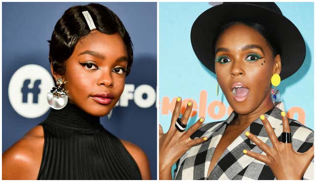 Marsai Martin at Variety’s Power of Young Hollywood, August 06, 2019; Janelle Monáe at Nickelodeon’s 2019 Kids’ Choice Awards, March 23, 2019.