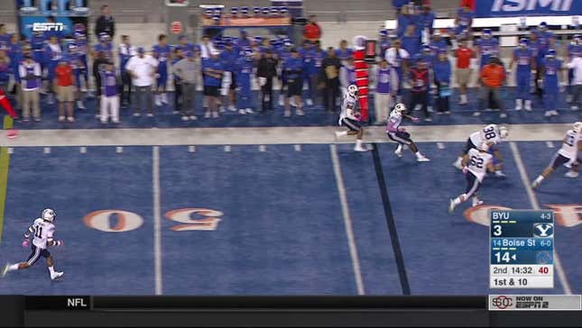 BYU Pick-Six A Masterful Display Of Avoiding Tackles