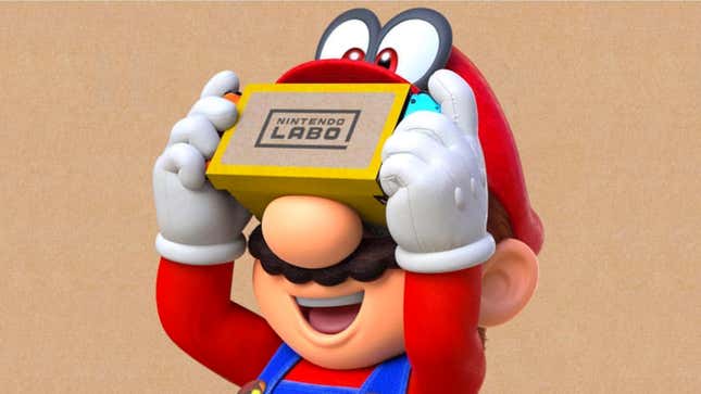 Nintendo labo super clearance mario odyssey