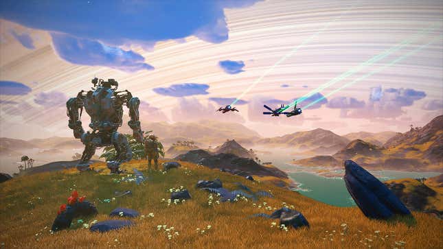 Image for article titled No Man&#39;s Sky Has Freaking Mechs Now