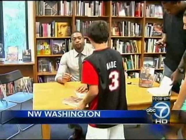 Local News Anchor Randomly Slips An "Overrated" Into A Segment About Dwyane Wade's Book Signing