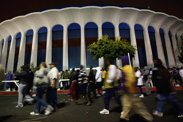 The Forum in Inglewood, Calif. 