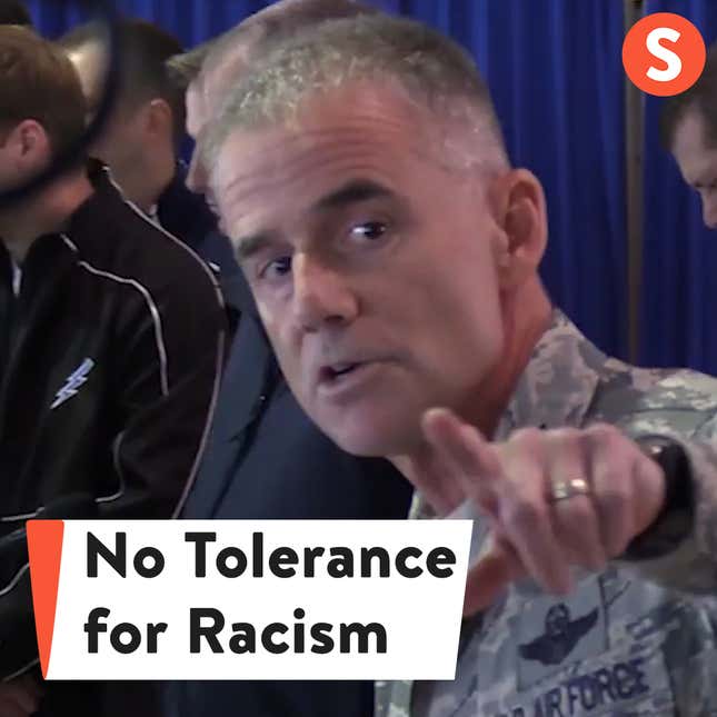 Air Force Academy Head Gives Forceful Speech Telling Racists on Campus to 'Get Out'<em></em>